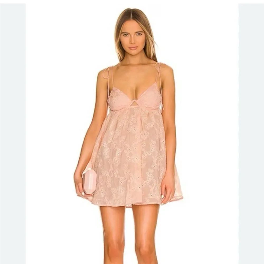 NWT For Love & Lemons Frances Mini Dress Size Medium